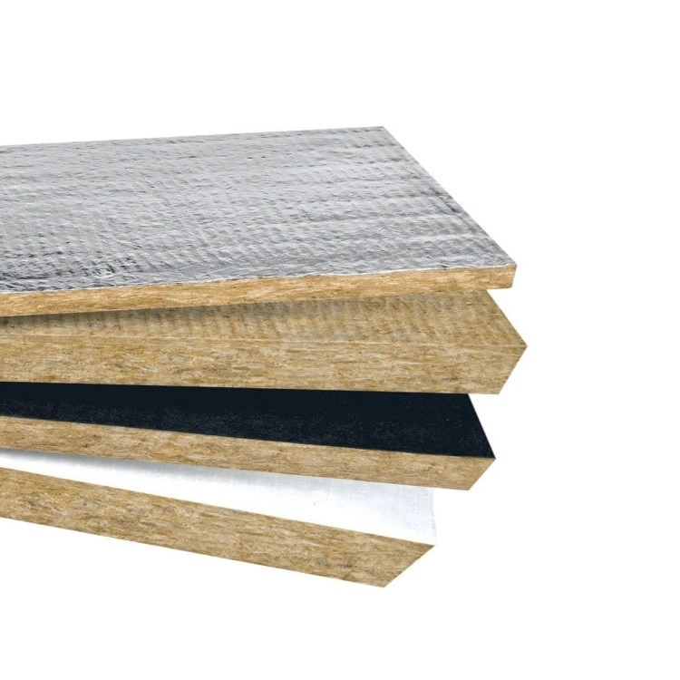 Interior Fireproof Rock Wool Wall Insulation Mineral Thermal Insulation Board