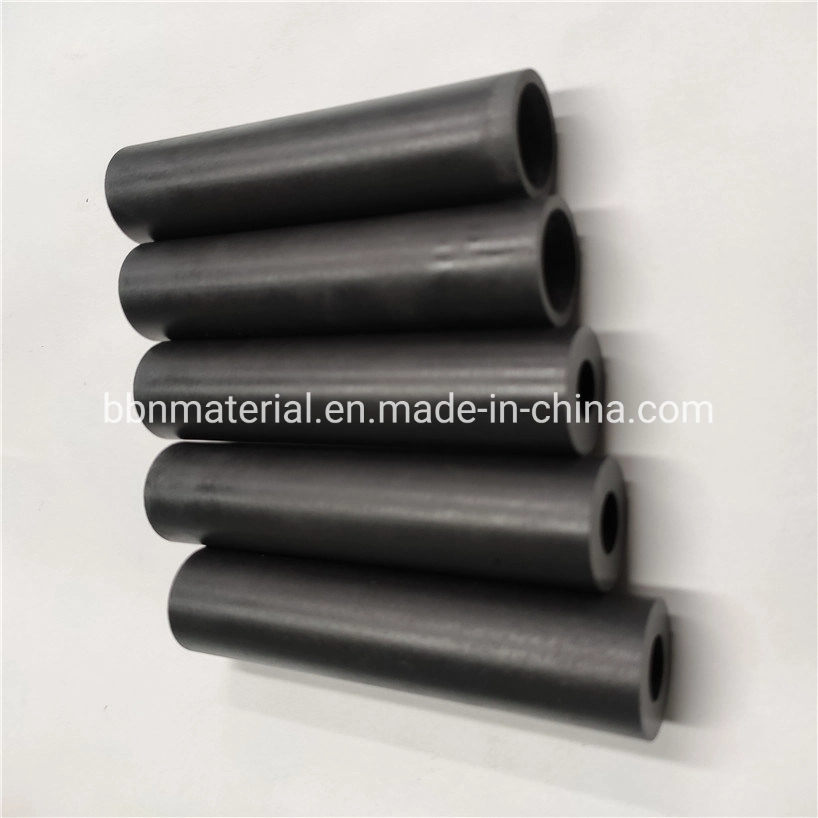 High Temperature and Hardness Wear Resistance Black Boron Carbide Tube B4c Ceramic Sandblasting Cleaning Equipment Spray Nozzle