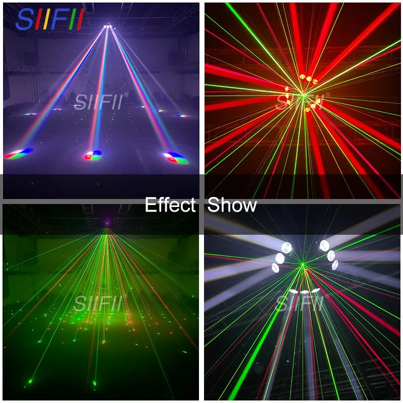 Haz de luz DE araña LED con iluminación de etapa de control DMX