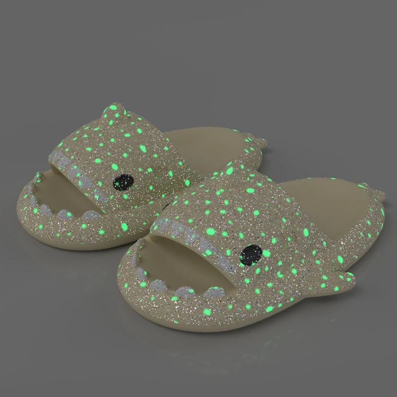 Most Popular Home Slippers Summer EVA Shark Shoes Halloween Christmas Fluorescent Shark Slipper for Women Men Special