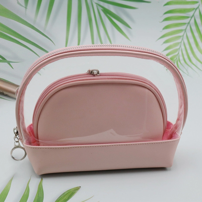 Clear Plastic PVC Cosmetic Travel Makeup Bag