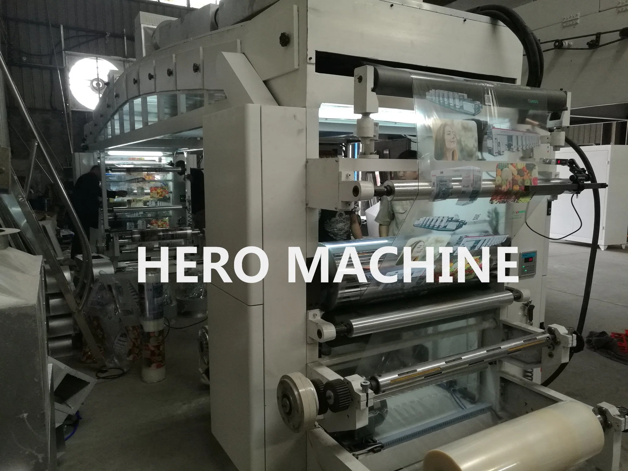 2 Colour Automatic Stack Type Roll to Roll Label Printing Machine
