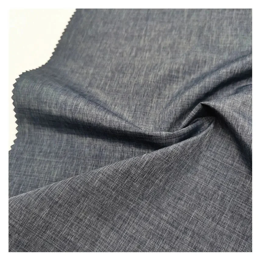 Tissu tissé imperméable 94% nylon 6% nylon graphène 400 t. FD Uni N/Taffeta à maille noire pour vêtements