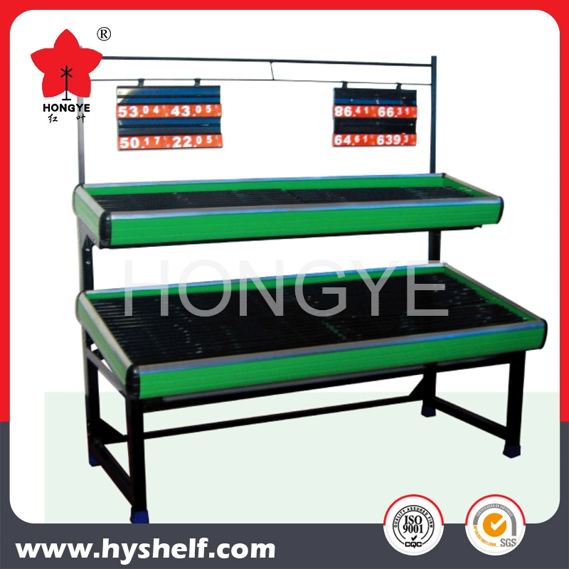 Metall Gemüse und Obst Regal Rack für Supermarkt