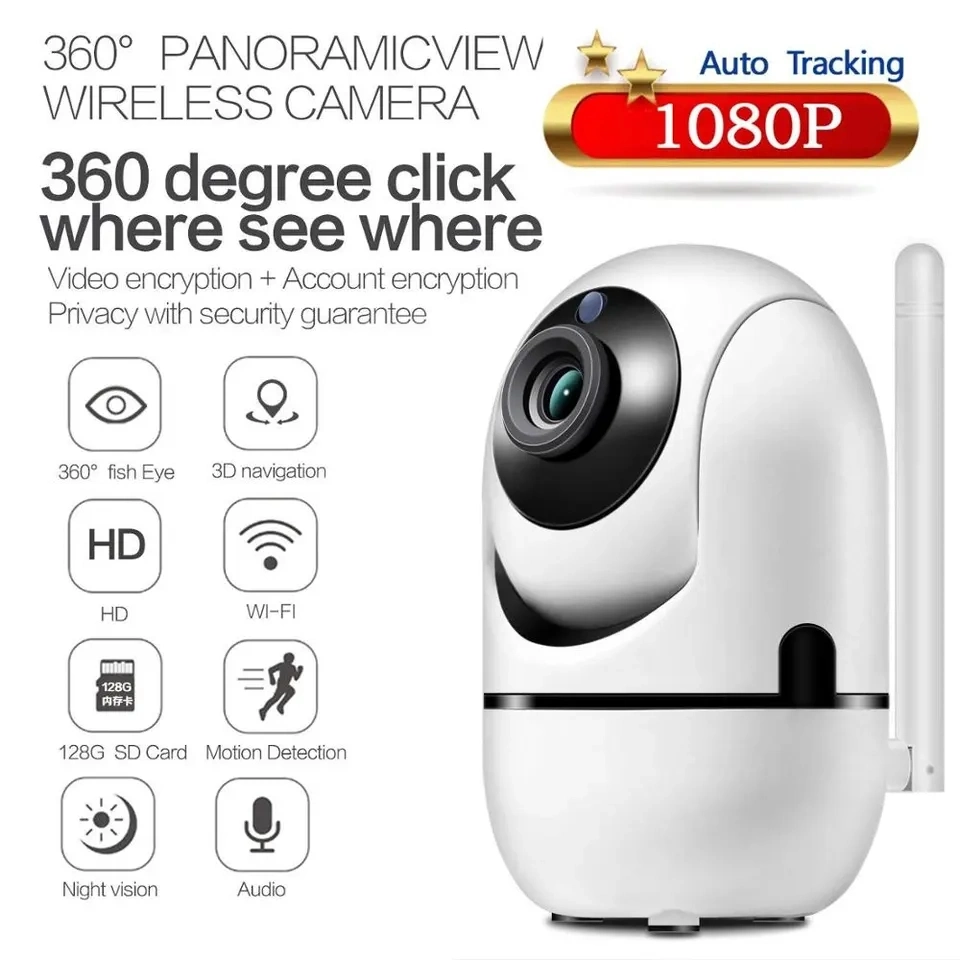 The New Listing Wireless PTZ CCTV Mini Care Cam Security WiFi Camera Tracking