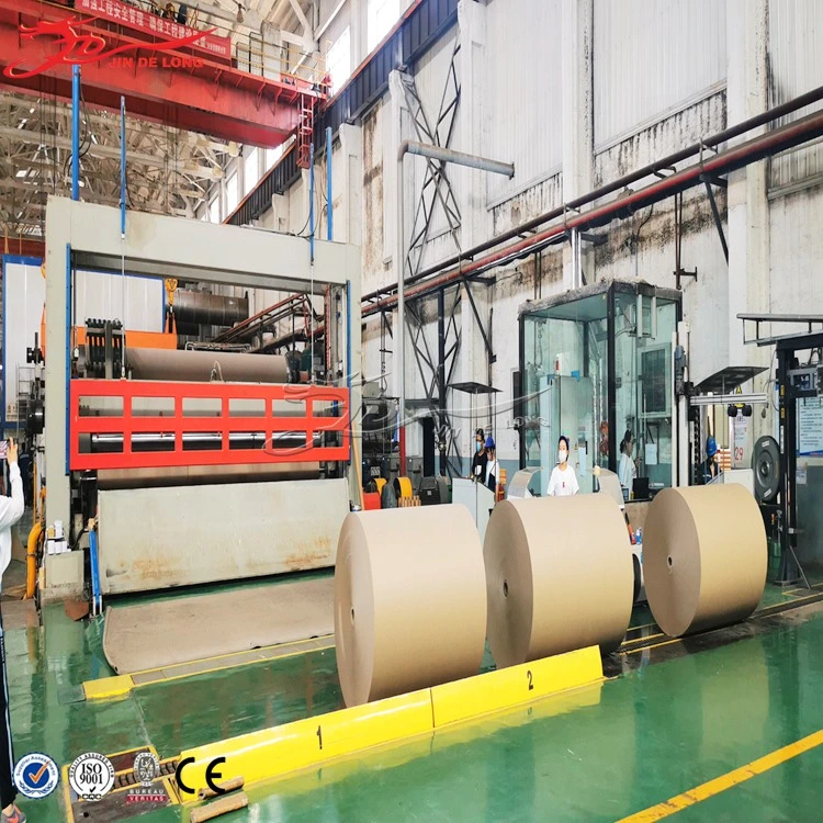 Máquina de Papel Kraft Shilong equipo de reciclaje de cartón El cartón para la venta de maquinaria de fabricación de papel