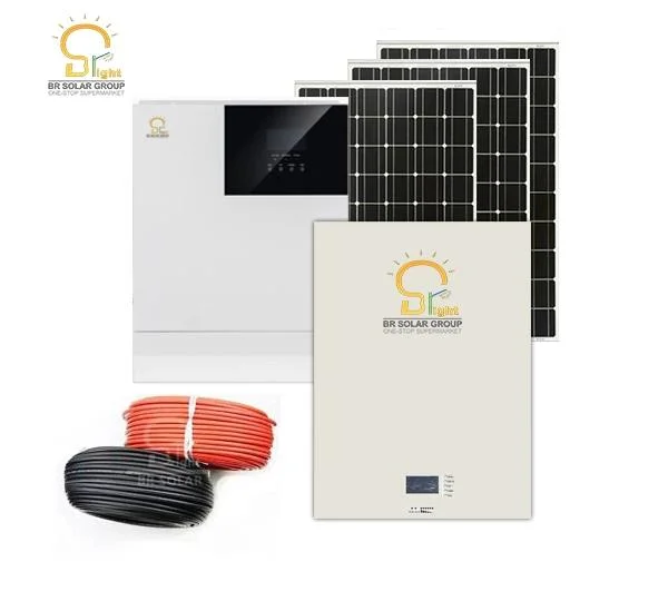 Bateria de armazenamento de 5 anos do Sistema Solar Híbrido de Inversor de Potência Br-Solar