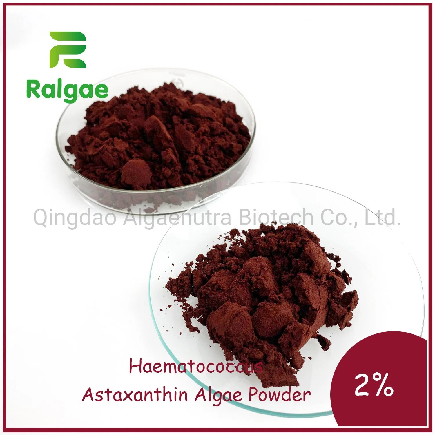 2% Content Pure Microalgae Cracked Cell Astaxanthin Powder for Animal Feed Additive