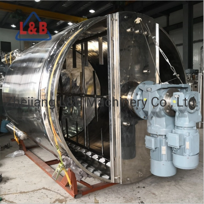 Industry Large Scale Double Jacketed Heating High Shear Emulsifier Tank