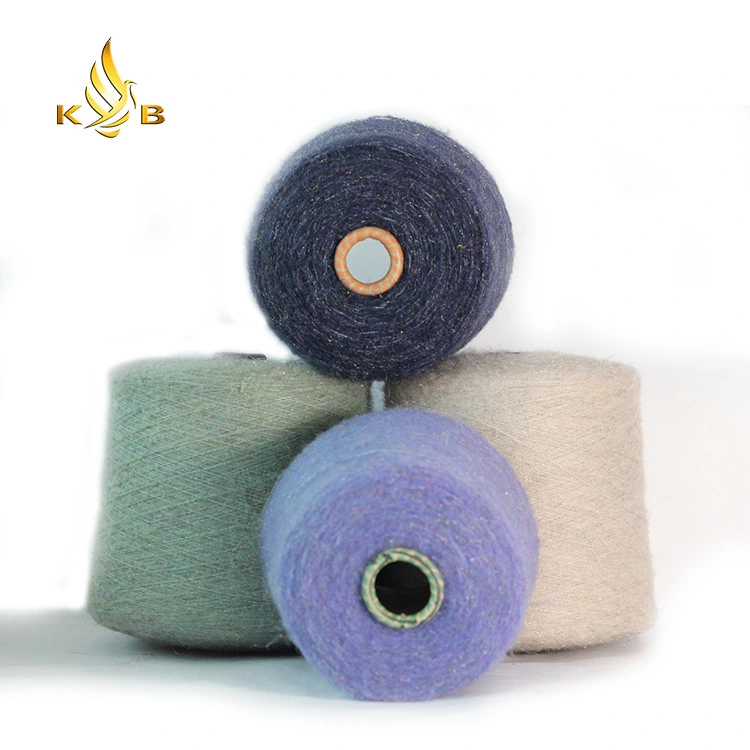 China Cheap Chunky Brushed Yarn Hairy Yarn Wool Yarn for Knitting