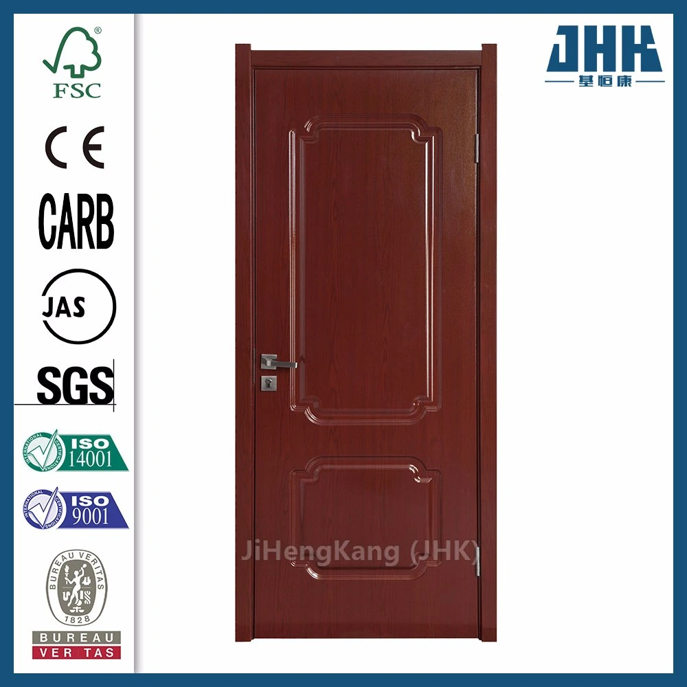 Jhk Residential Prehung Cheap Plastic Lock Standard Size PVC Flush Door