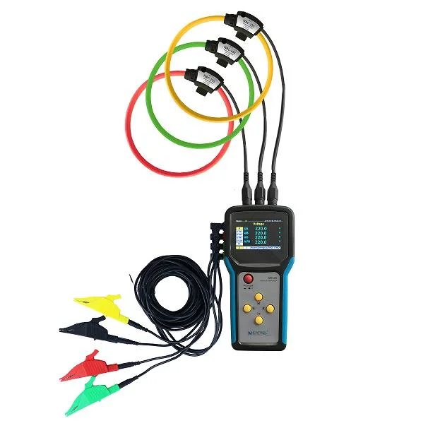 Ordinateur de poche 3,5-pouces écran mesureur de puissance de l'énergie triphasé avec Modbus-Communication