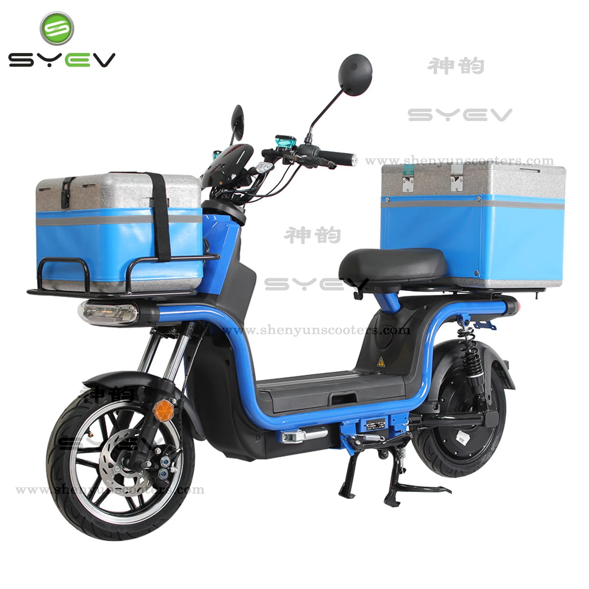 Syev 2022 New Mobility Delivery Bike with 1200W Powerful Motor for Delivery or Cargo Food 45km/H 120km Long Range