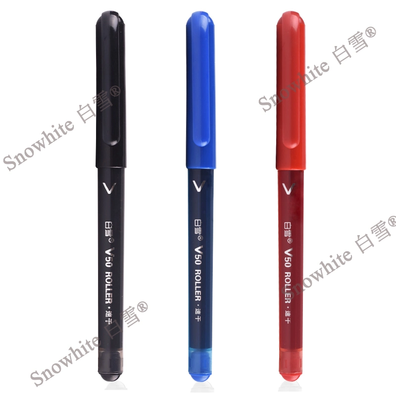 Snowhite Roller Pen V50 for Business and Office Style Liquid Ink System