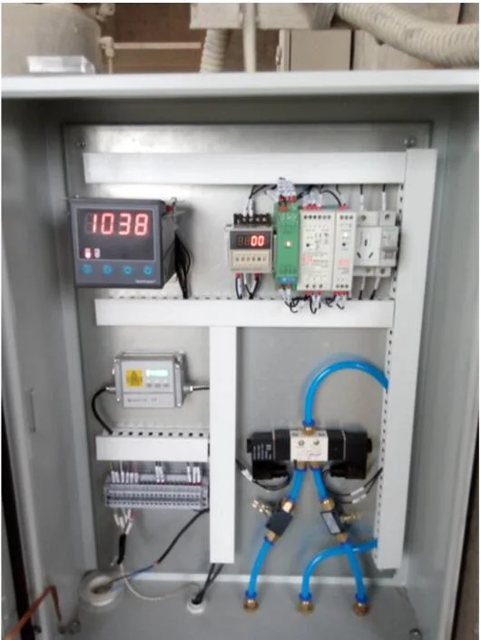 Lanterna Traseira do forno de câmara de gás de combustão do Sistema de Medição de Temperatura por Infravermelho para a cauda do forno de sala de fumo