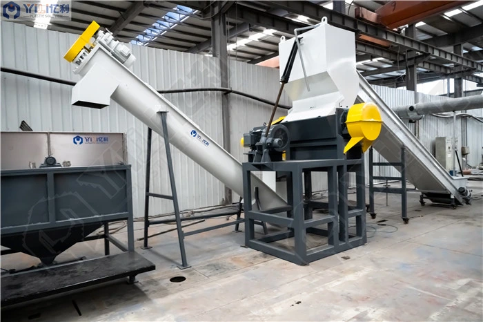 100 kg/h-1500kg/H PE de aparas de máquinas de lavar de reciclagem de plásticos da película de LDPE/LLDPE lavagem da linha de produção