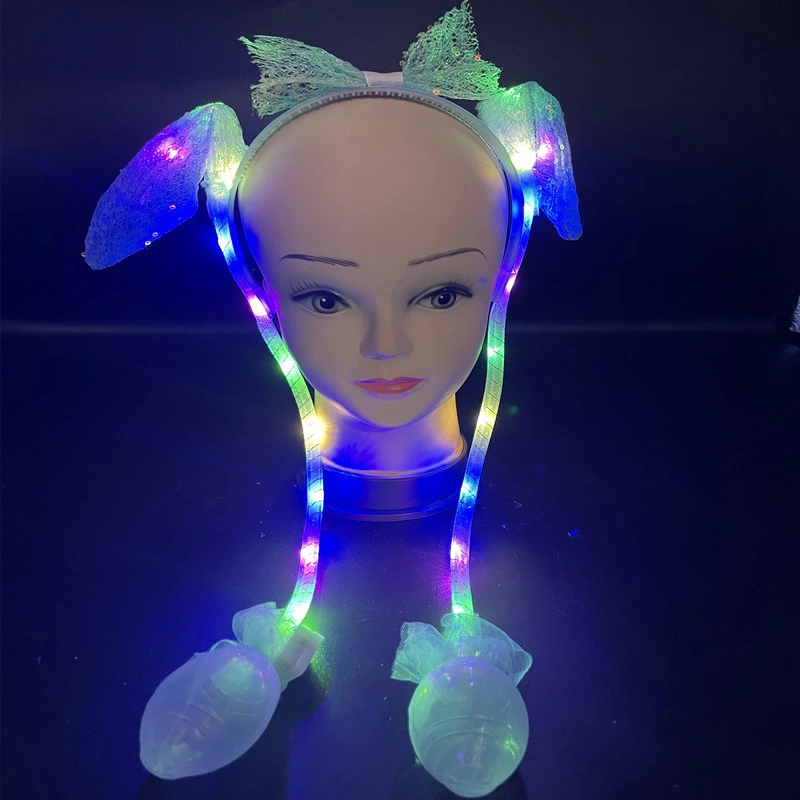 Novo tipo faixa LED para a cabeça intermitente faixa decorativa do cabelo Acessórios de cabelo