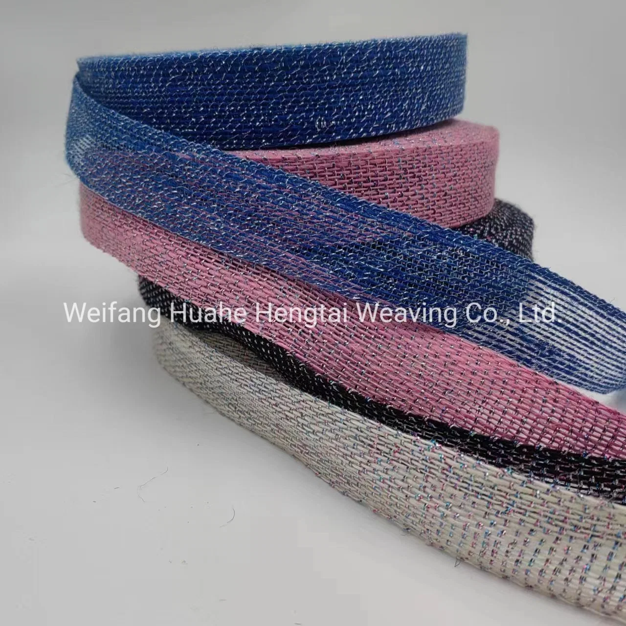 Factory Direct-Selling Color Skip Cotton and Hemp Webbing