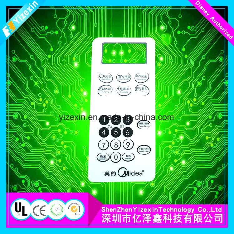 Yizexin Polish Color Button Metal Dome Keyboard Overlay Graphic