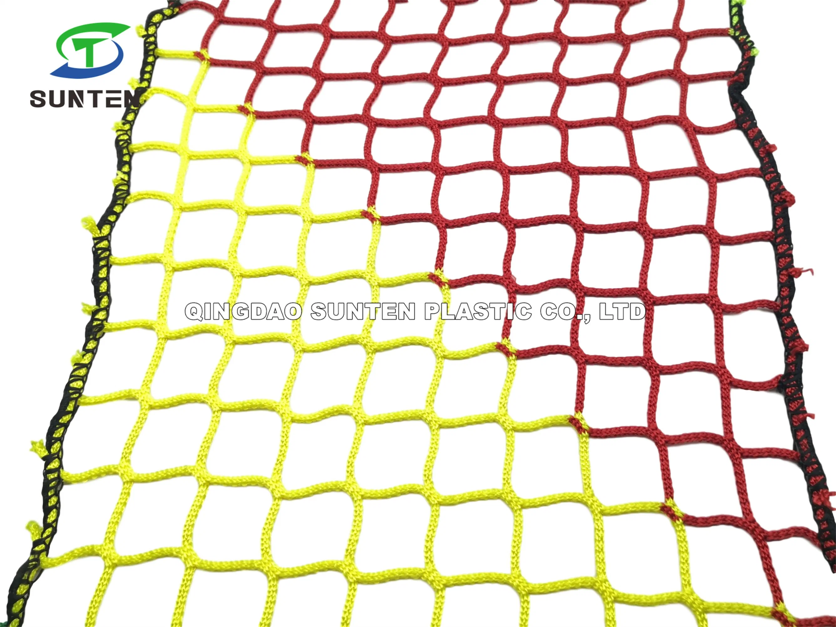 Factory Price Polyester/Nylon/Knotless/ Knot Rainbow Color Cargo Climbing Netting, Fall Arrest Netting, Safety Catch Net