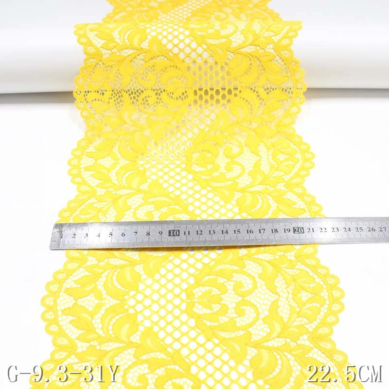 Stretch Cutout Lace 22.5 Cm for Women's Accessories Lace Knitted Fabric