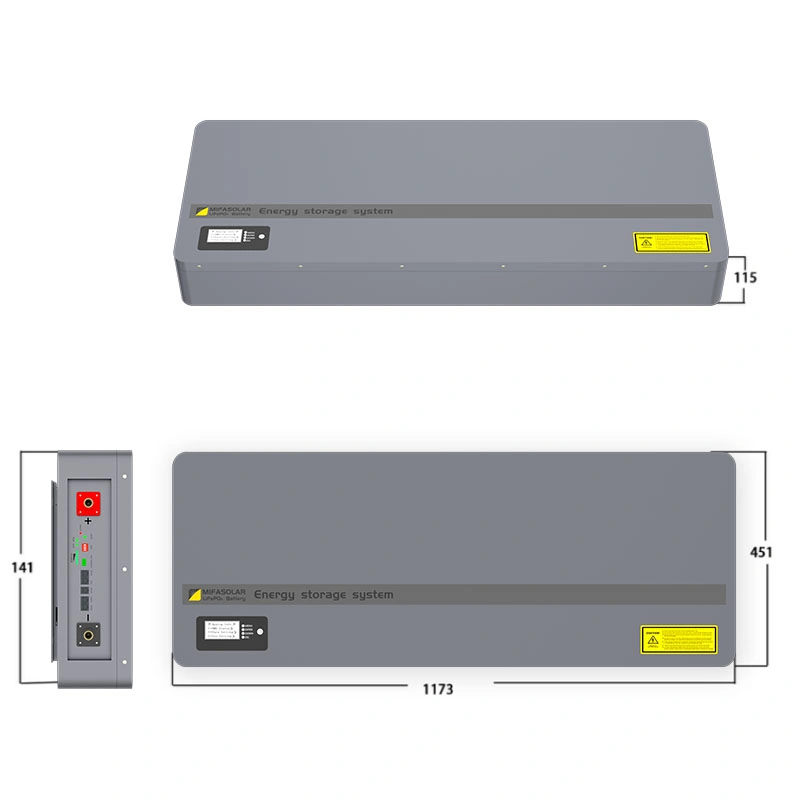 Mifa Solar High quality/High cost performance 51.2V 138ah 7.06kwh Lithium Batteries