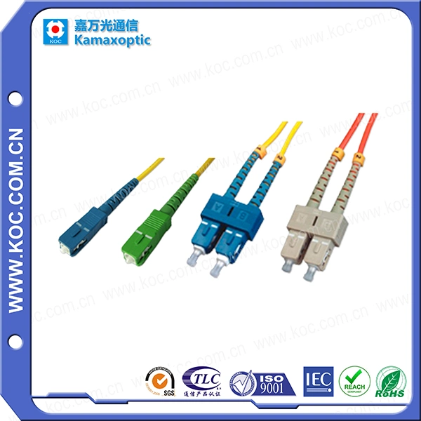 Cable de conexión de fibra óptica SC/Upc-Sc/UPC multimodo monomodo Cable plomo Terminal Puente