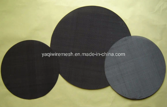 Iron Plain Steel Black Wire Cloth Stainless Steel Filter Disc Factory