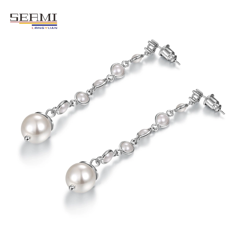 Brass Earring Fashion Crystal Ball Earrings Women Jewelry Earrings