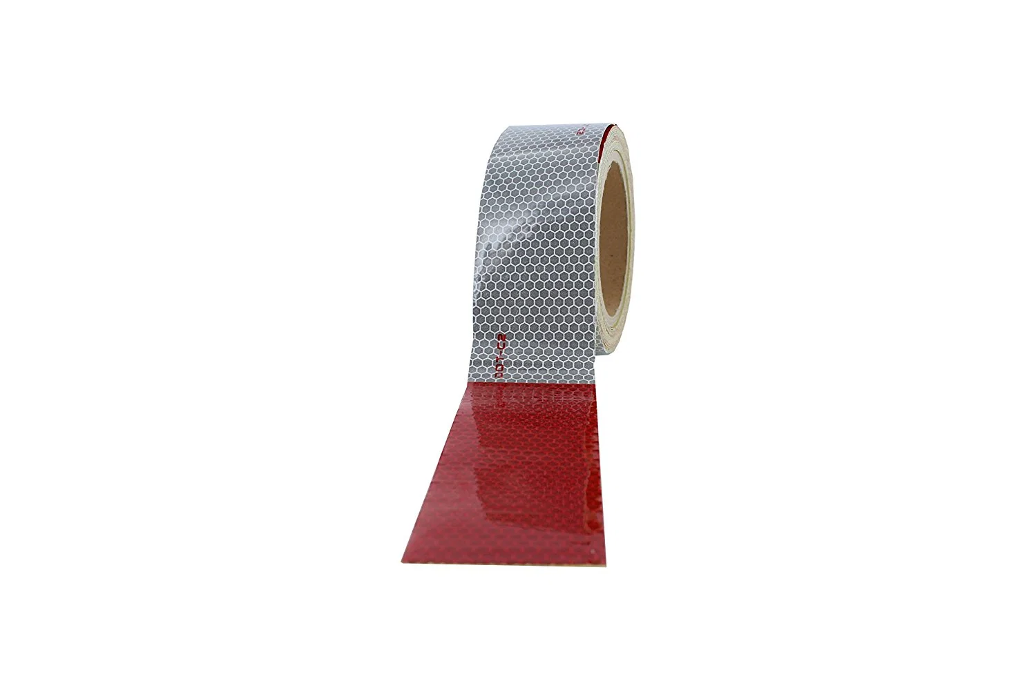 Abn DOT-C2 2" X 30' Trailer Conspicuity DOT Reflective Red/White Tape