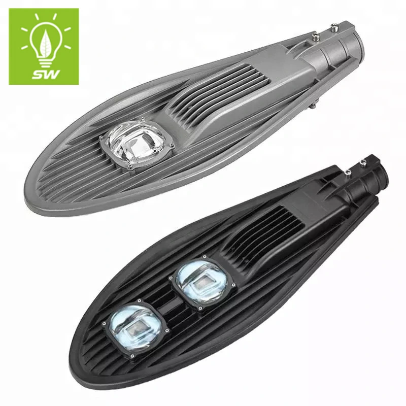 أضواء شمسية خارجية من الألومنيوم توفر طاقة لمنتزه مربع رياضة طريق مصباح IP67 85-265V SMD COB LED Street Light