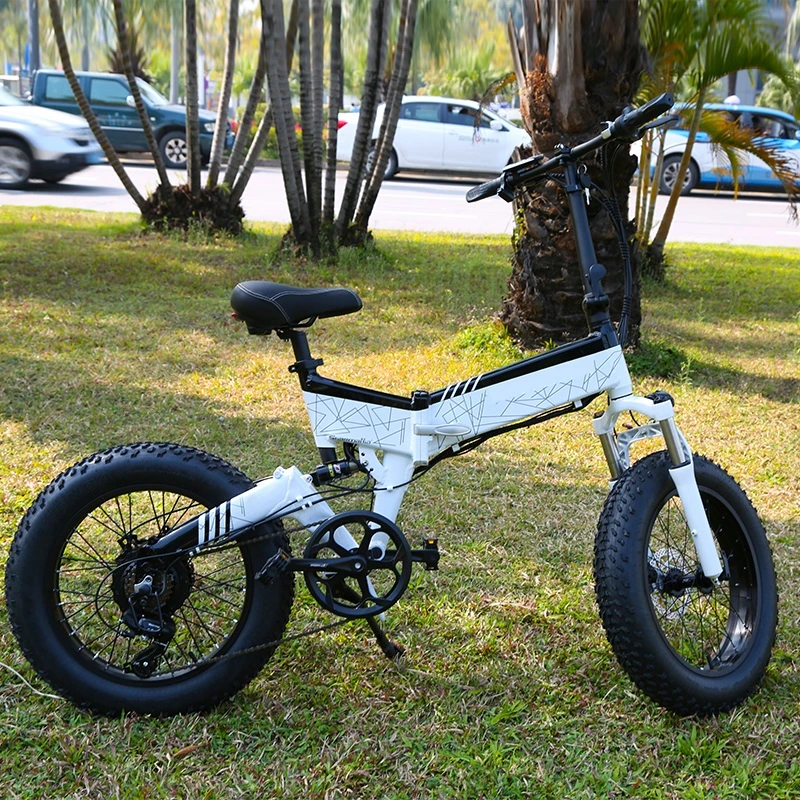 Bicicleta eléctrica plegable grasa Eléctrico del Motor de 750 vatios Bike 20 pulgadas China barata Bicicleta eléctrica