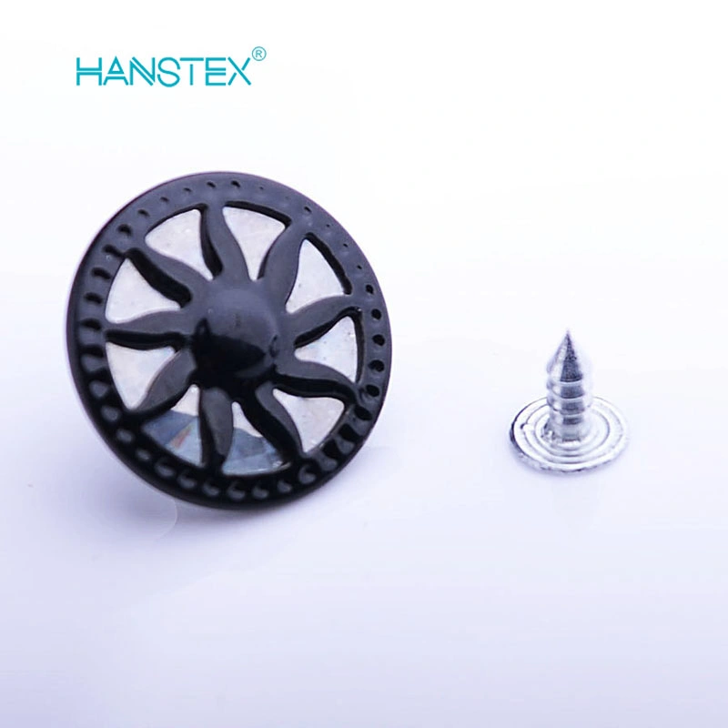 Hans Manufacturer OEM New Style Zinc Alloy Jeans Button