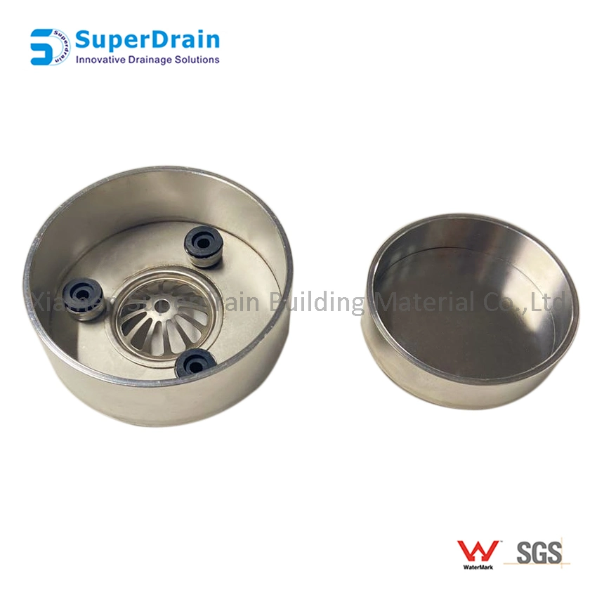 China Stainless Steel 304/316 Tile Insert Round Floor Waste