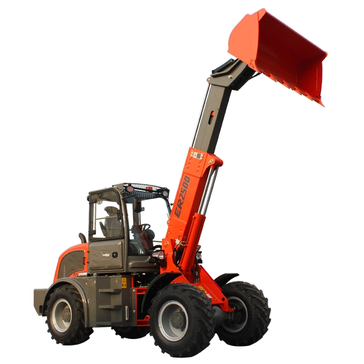 High Quality Chinese Factory Supply Everun ER2500 2.5ton Telescopic Wheel Loader