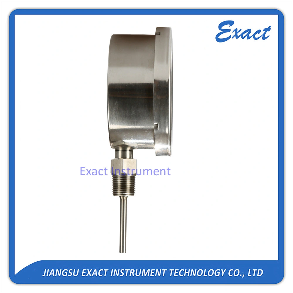 Heißer Verkauf Industrie-Thermometer-Mechanische Thermometer-All-Edelstahl-Gehäuse mit Bajonett-Lünette Bodenmontage