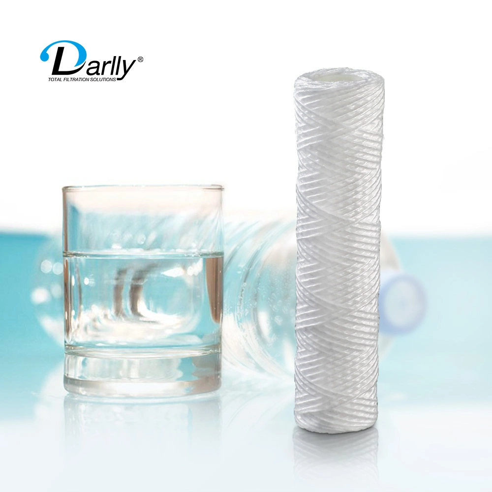 0.5 Micron, 1 Micron, 5 Micron PP String Wound Water Sediment Filter Cartridge, FDA / EU / Halal Certificates Available