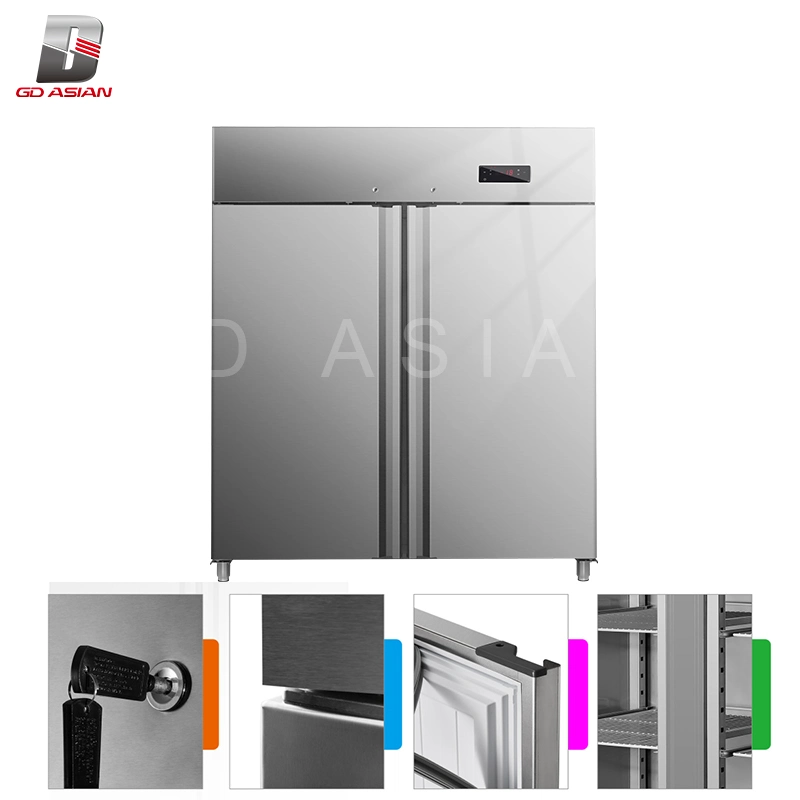 Stainless Steel Upright Refrigerator for Commercial Kitchen