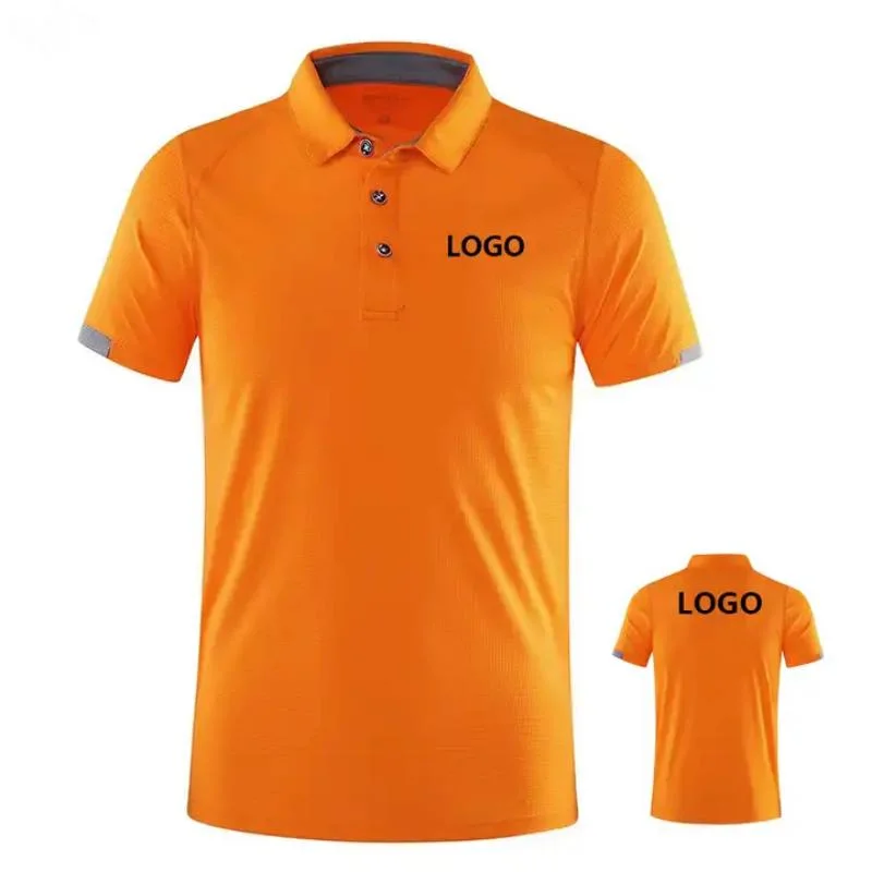 Customize Embroidery Logo Man's Sports Breathable Cotton Polyester Printed Uniform Polo Shirts