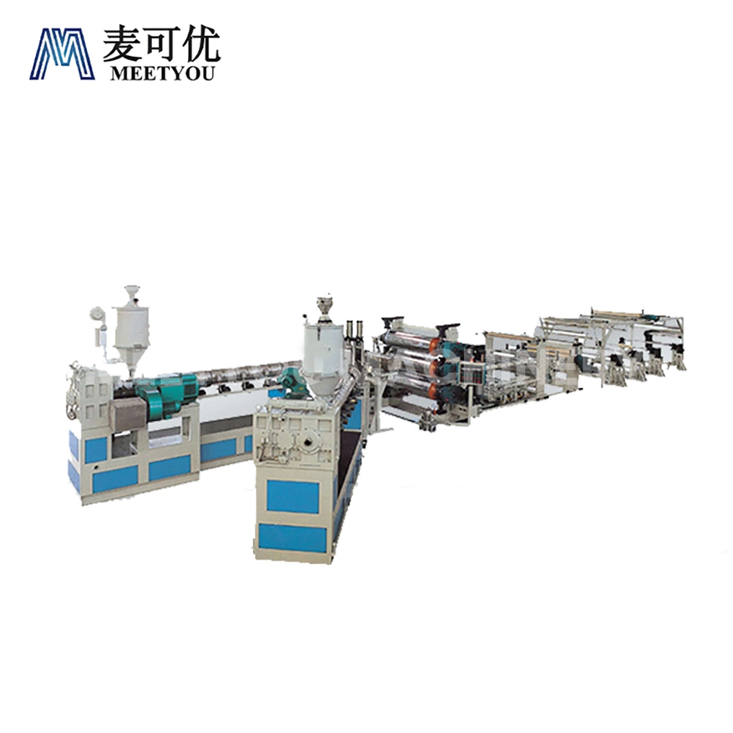 Meetyou Machinery PVC PE ABS Pet High Density PVC Sheet Production Line Suppliers Hard Plastic Boards Production Line China Pet Plate Extrusion Line