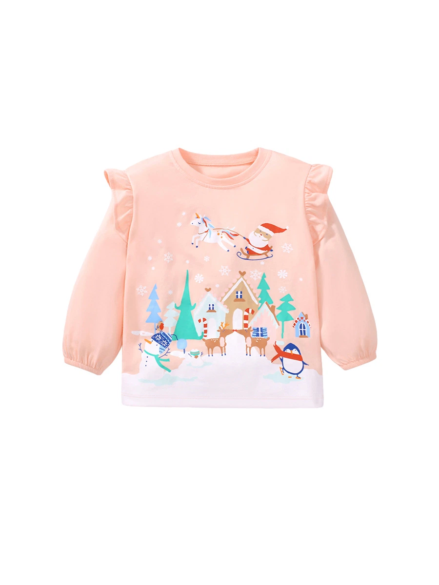 Children Clothes Toddler Tee Shirt Soft Cotton Girl Fashion Tops Christmas Boutique T-Shirts
