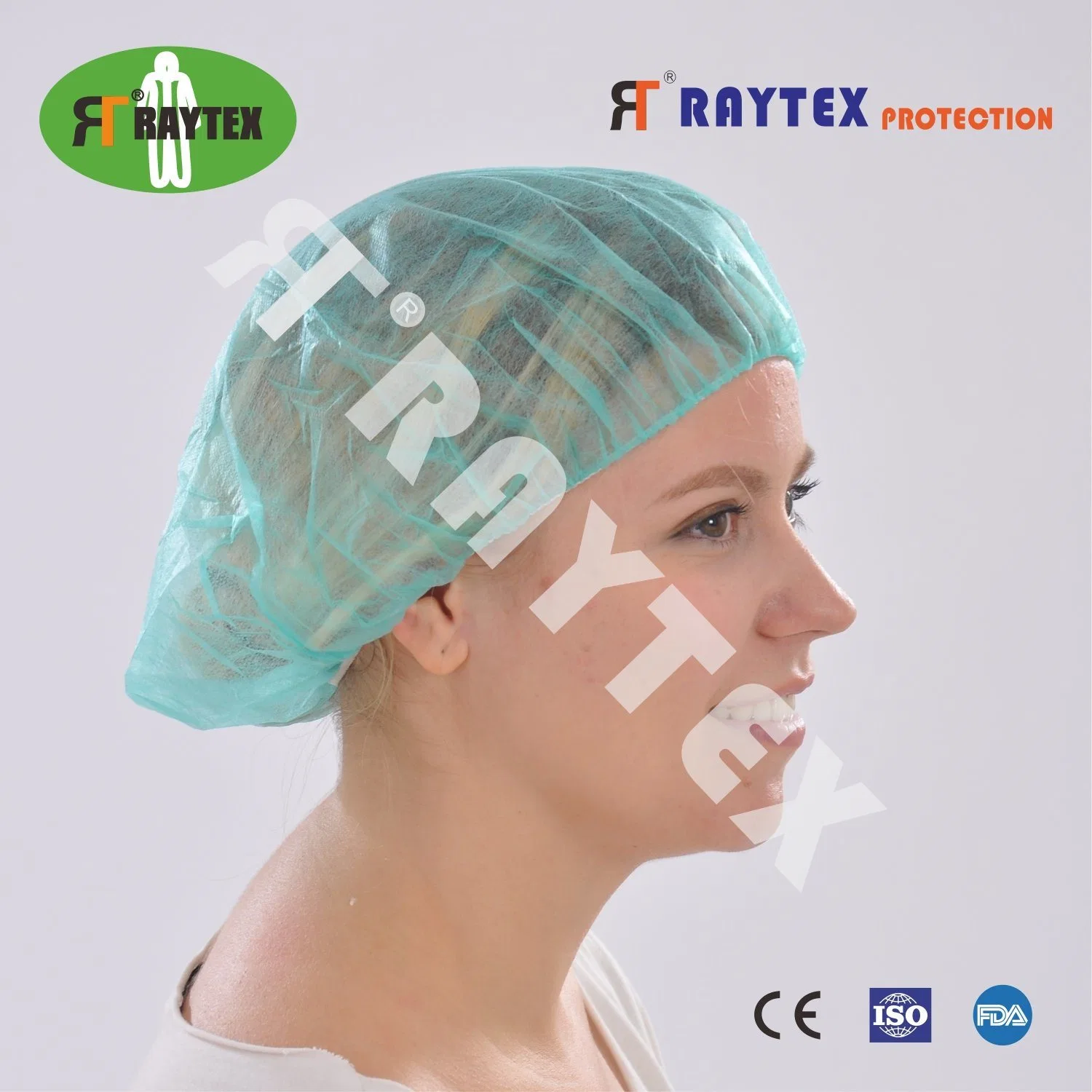 Disposable Bouffant Shower Work Snood Operation PP Clip Cap