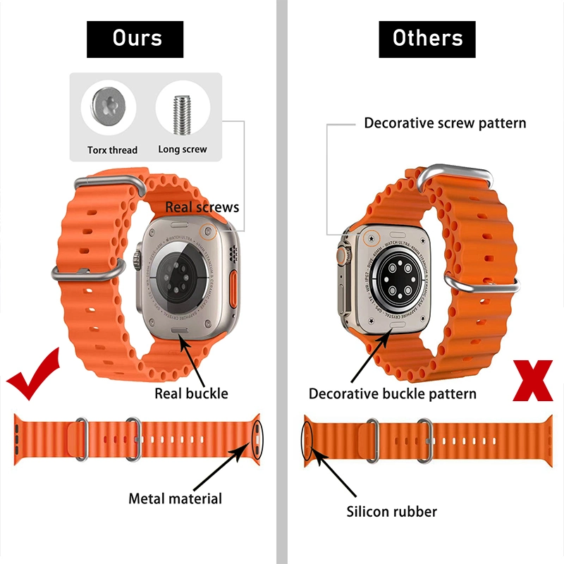 2023 Hot Sale Nueva medición de la presión de oxígeno de sangre Bluetooth Deportes S8 Smartwatch