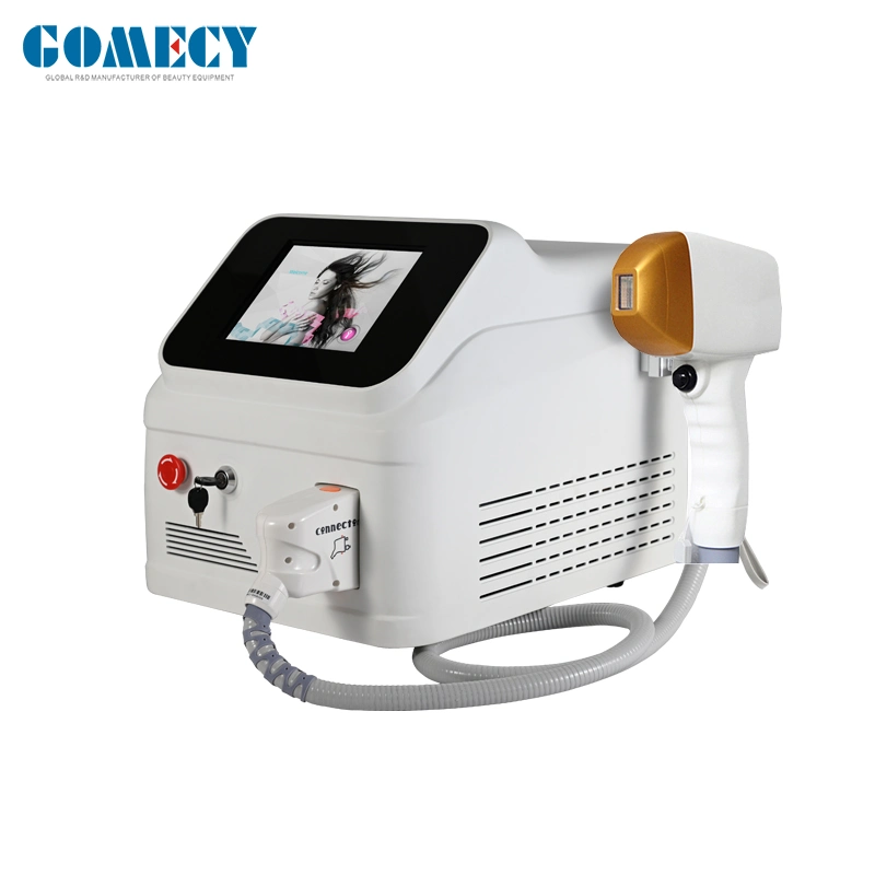 Gomecy Glory Modelo 755nm 1064nm 808nm Diodo láser de eliminación del cabello Depilacion Laser Machine and Handle Precio 808 Diodo Laser Hair Eliminación