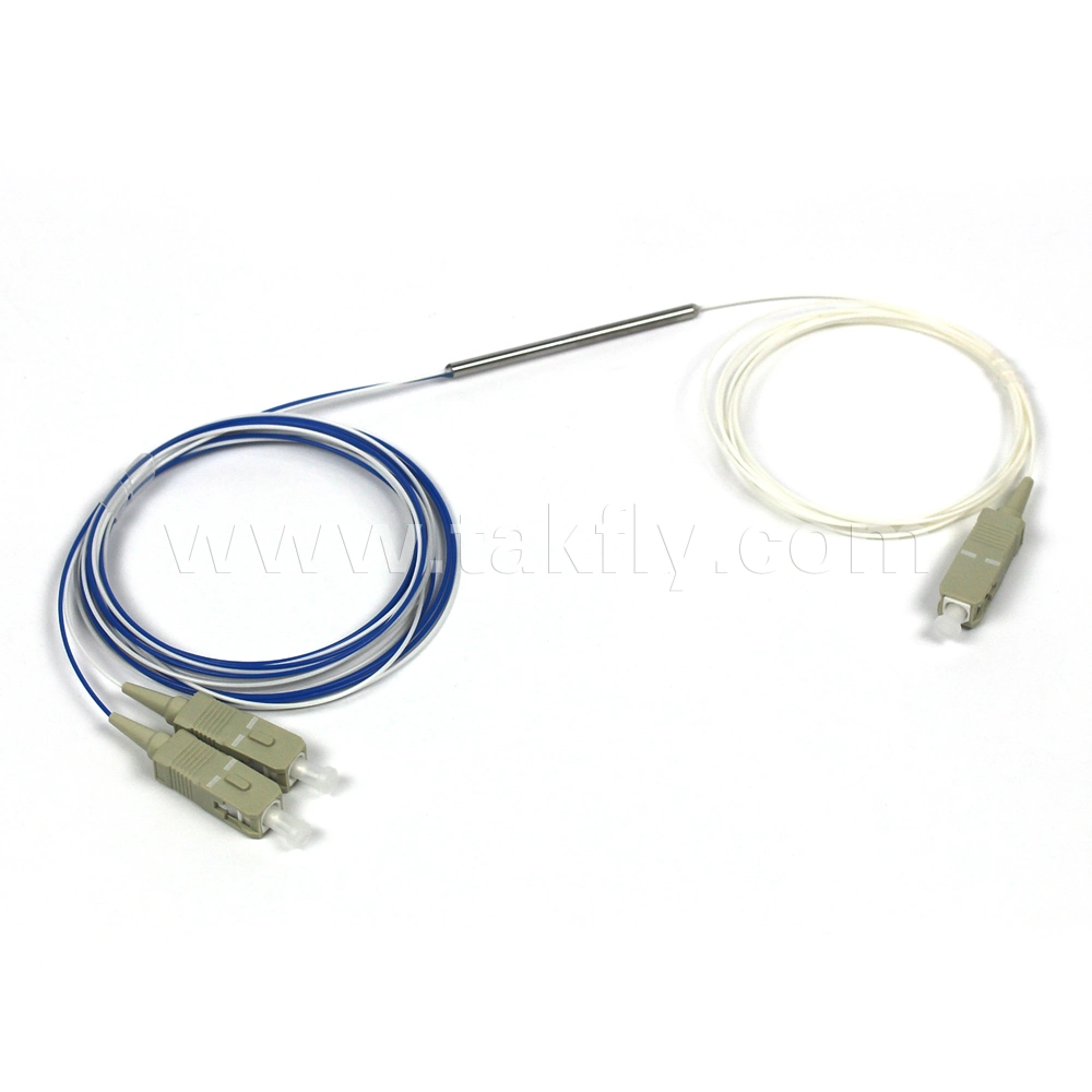 1X4 Singlemode 0.9mm Dual Window Fiber Optic Fbt Coupler