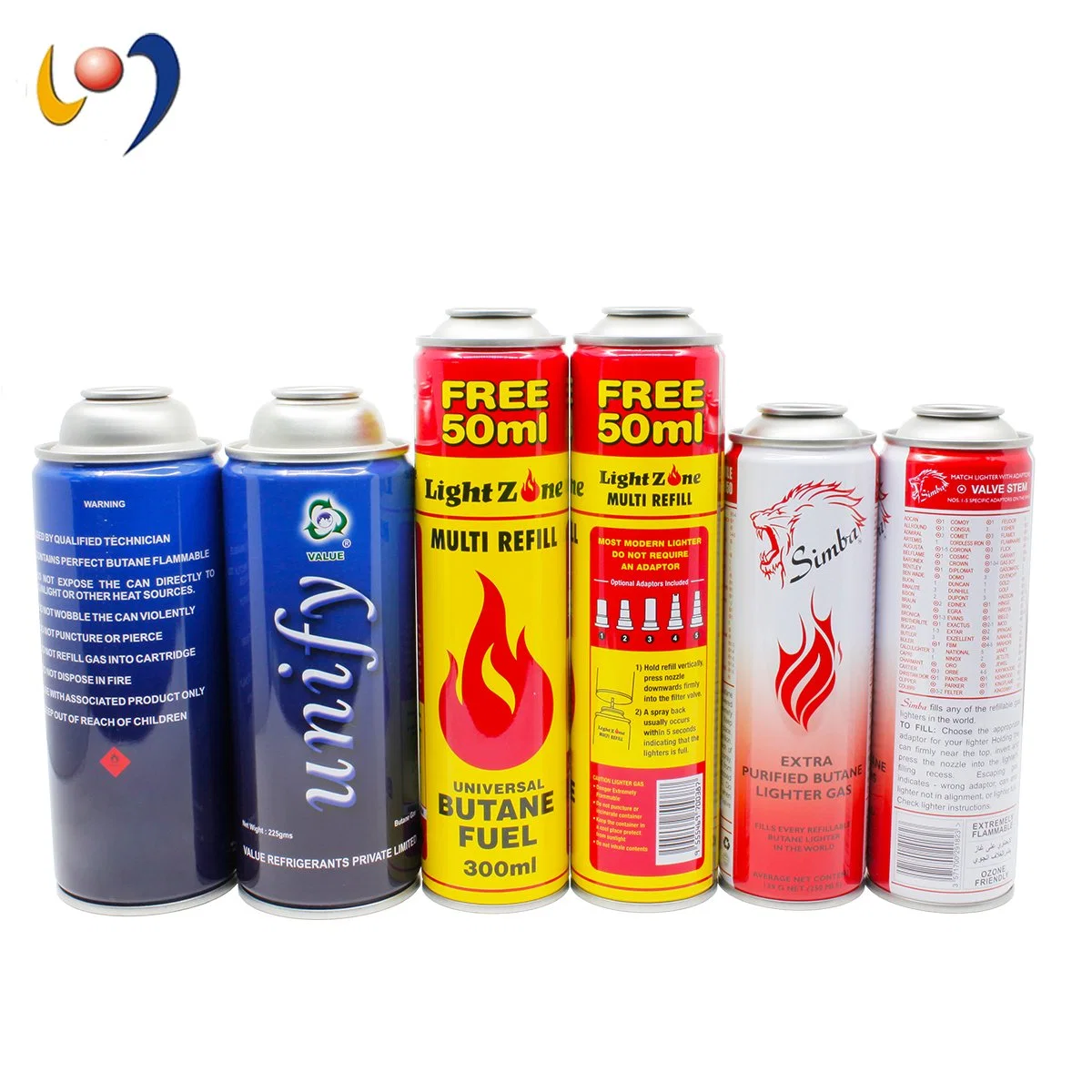 Customized Empty Cmyk Tinplate Aerosol Oxygen Cylinder Can