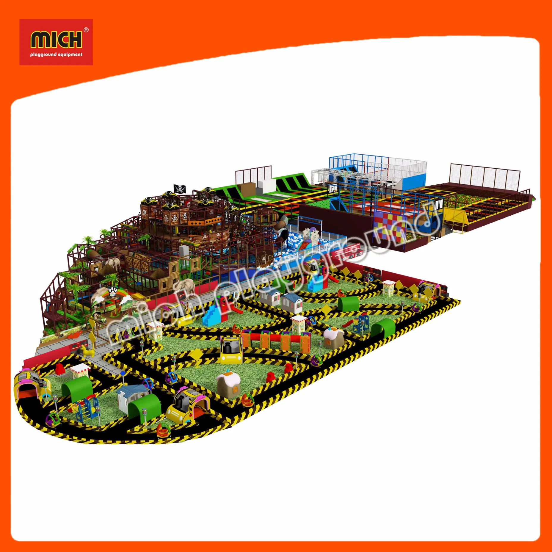 Mich Professional Indoor Amusement Equipment for Kids