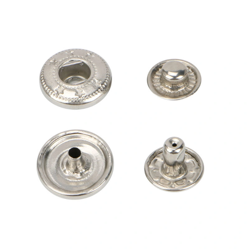 Factory Custom Metal Design Alloy Press Stud Snap Button for Garment