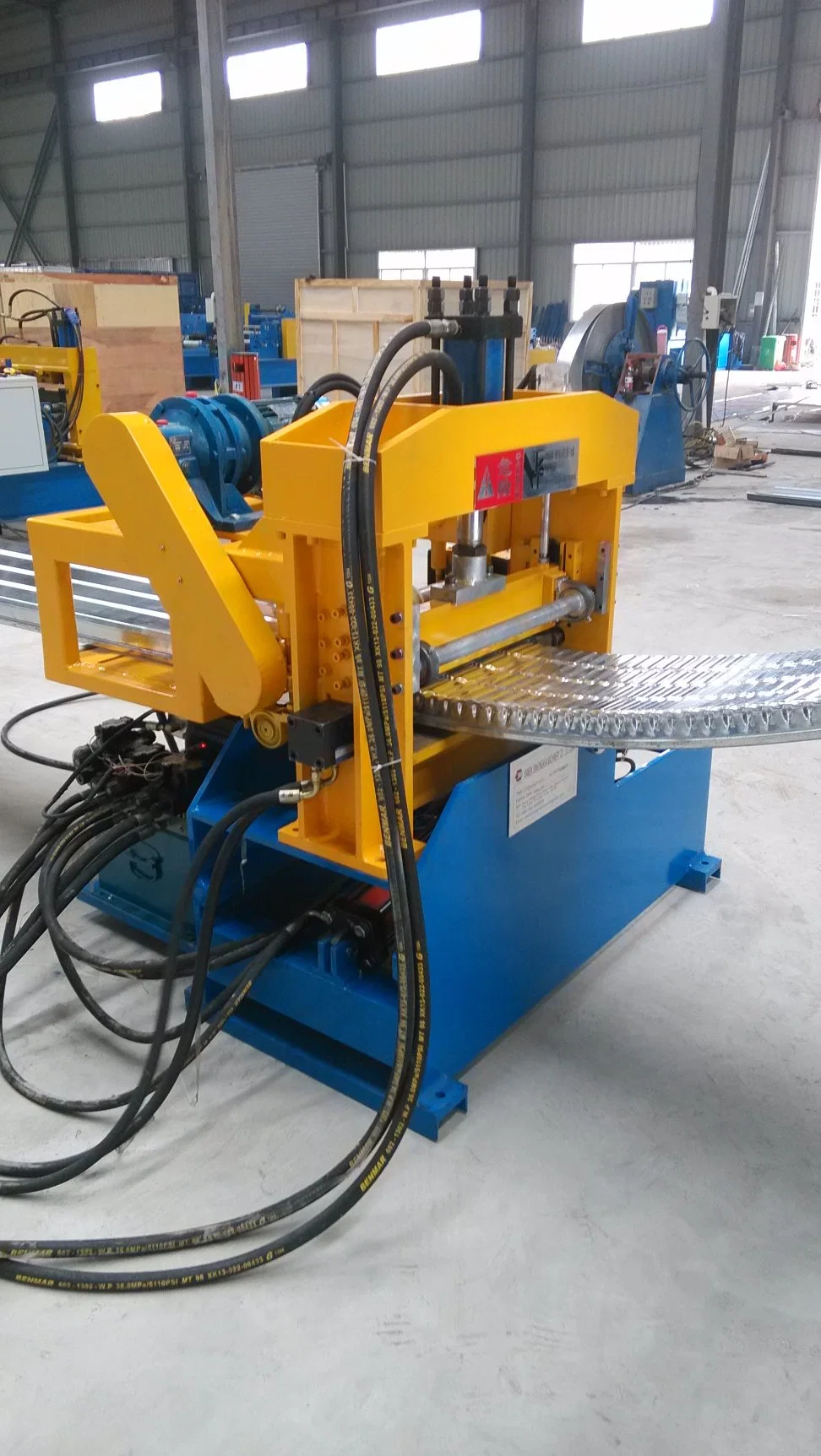 Steel Standing Seam Roof Metal Sheet Crimping Bending Machine