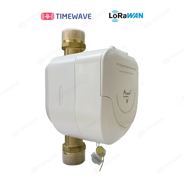 Smart Ultrasonic Water Flow Meter with Prepaid Remote Control and Lora/Lorawan/4G, Cold/Hot, DN15/DN20/DN25